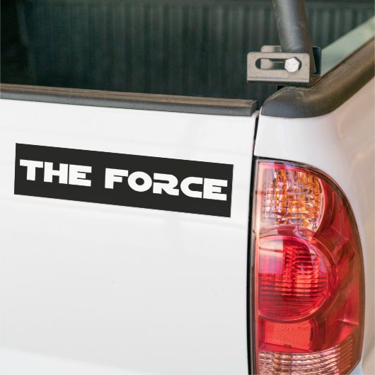 The Force™ Bumper Sticker バンパーステッカー (トラック上)