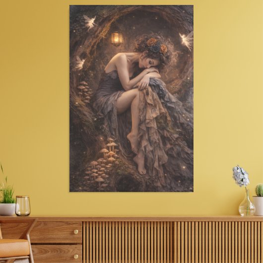 The Forest Dreamer キャンバスプリント (インサイチュ (リビング))