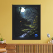 The Forest Dwellers AI Concept Art by Xzendor7 キャンバスプリント (インサイチュ (リビング))