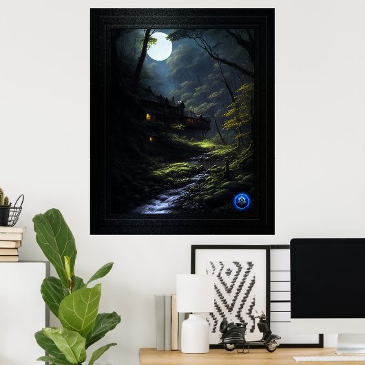 The Forest Dwellers AI Concept Art by Xzendor7 ポスター (ホームオフィス)