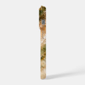 The Forest Inspired Marble with Gold Veining iPhoneケース (左側面)