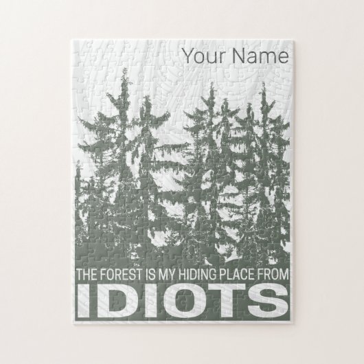 The Forest Is My Hiding Place From Idiots Saying ジグソーパズル (縦)