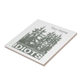 The Forest Is My Hiding Place From Idiots Saying タイル (側面)