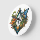 the forest song-2 ラウンド壁時計 (傾斜)