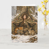 The Forest's Embrace カード (黄色い花)