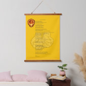 The Forgiven 吊り下げ型タペストリー (寝室)