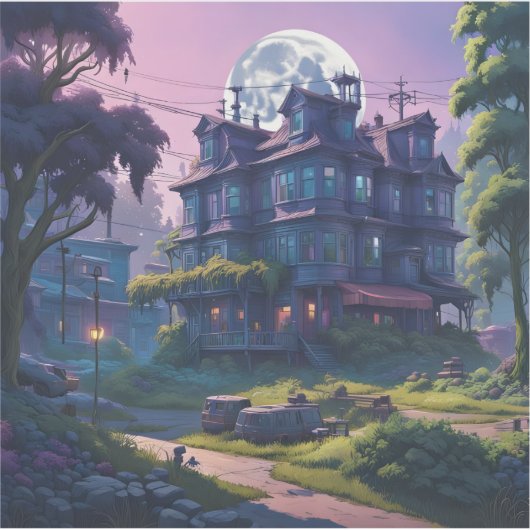 The Forgotten Estate - Square Vinyl シール (正面)