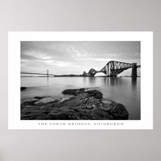 The Forth Bridges, Edinburgh - Print ポスター (正面)