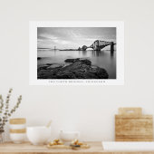 The Forth Bridges, Edinburgh - Print ポスター (キッチン)
