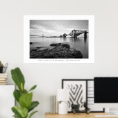 The Forth Bridges, Edinburgh - Print ポスター (ホームオフィス)
