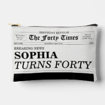 The Forty Times Newspaper 40歳の誕生日パーティー