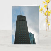 「The Foshay Tower」おめでとうございます カード (黄色い花)