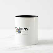 The Foundations School at CCE Mug ツートーンマグカップ (中央)