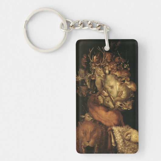 The Four Elements: Earth - Giuseppe Arcimboldo キーホルダー (正面)