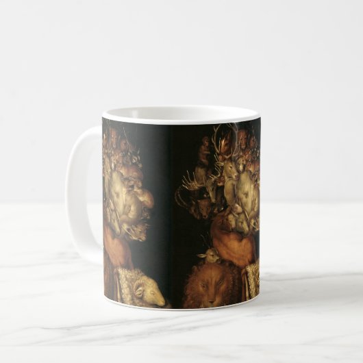 The Four Elements: Earth - Giuseppe Arcimboldo コーヒーマグカップ (正面左)
