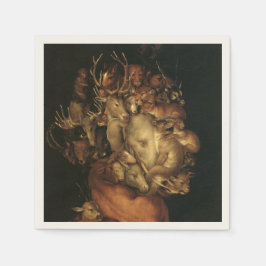 The Four Elements: Earth - Giuseppe Arcimboldo スタンダードカクテルナプキン