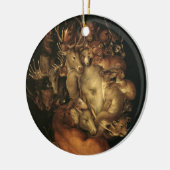 The Four Elements: Earth - Giuseppe Arcimboldo セラミックオーナメント (左)