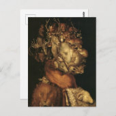 The Four Elements: Earth - Giuseppe Arcimboldo ポストカード (正面/裏面)