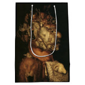 The Four Elements: Earth - Giuseppe Arcimboldo ミディアムペーパーバッグ (裏面)