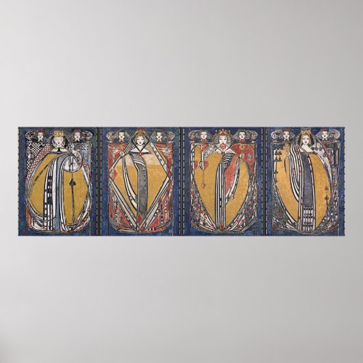 The Four Queens Deck Of Cards ポスター (正面)