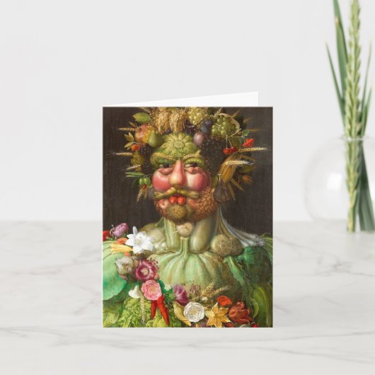 The Four Seasons: Vertumnus - Giuseppe Arcimboldo カード (正面)