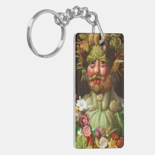 The Four Seasons: Vertumnus - Giuseppe Arcimboldo キーホルダー (正面左)