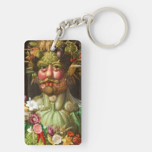The Four Seasons: Vertumnus - Giuseppe Arcimboldo キーホルダー (裏面)