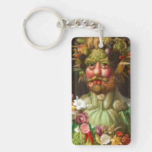 The Four Seasons: Vertumnus - Giuseppe Arcimboldo キーホルダー (正面)