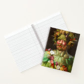 The Four Seasons: Vertumnus - Giuseppe Arcimboldo ノートブック (内部)