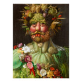 The Four Seasons: Vertumnus - Giuseppe Arcimboldo ポスター (正面)