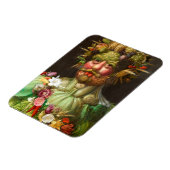The Four Seasons: Vertumnus - Giuseppe Arcimboldo マグネット (左側)