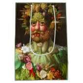 The Four Seasons: Vertumnus - Giuseppe Arcimboldo ミディアムペーパーバッグ (裏面)