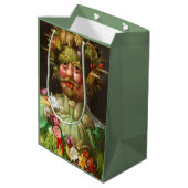 The Four Seasons: Vertumnus - Giuseppe Arcimboldo ミディアムペーパーバッグ (裏面アングル)