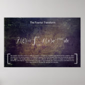 The Fourier Transformation - Math Poster ポスター (正面)