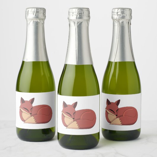 The Fox スパークリングワインラベル (ボトル)