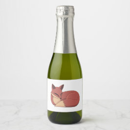 The Fox スパークリングワインラベル