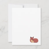 The Fox 出欠カード (裏面)