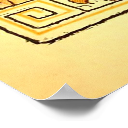 The Fox and Mosquitoes Walter Crane ポスター (角)