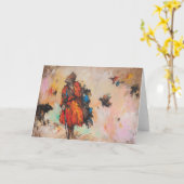 The fox and the wolf.  カード (黄色い花)