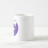 The Fox *Yawn* -Mug purple- コーヒーマグカップ (中央)
