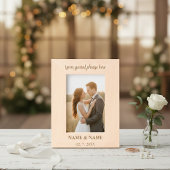 The Frame of Us – Personalized Wooden Engagement レーザー彫刻フレーム