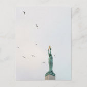 The Freedom Monument in Riga, Latvia ポストカード (正面)