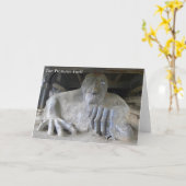 The Fremont Troll, Seattle, WA – カード (黄色い花)