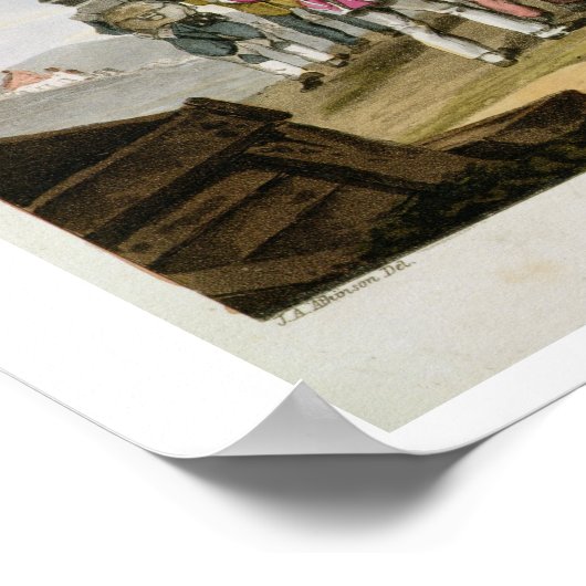 The French Conscripts, engraved by Matthew Dubourg ポスター (角)