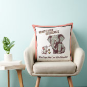 The Friendly Elephant and Mouse クッション (椅子)