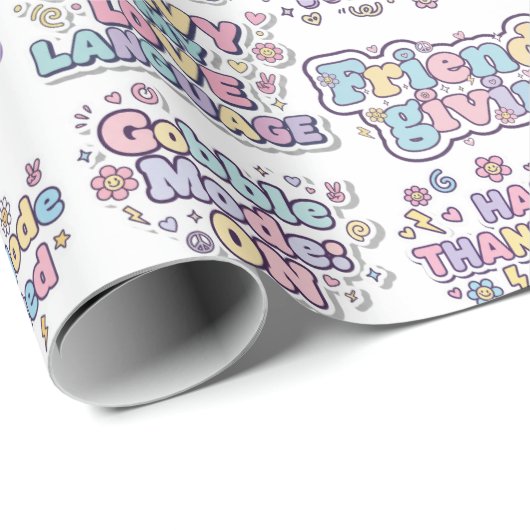 The Friendsgiving Feast Wrapping Paper ラッピングペーパー (ロールコーナー)