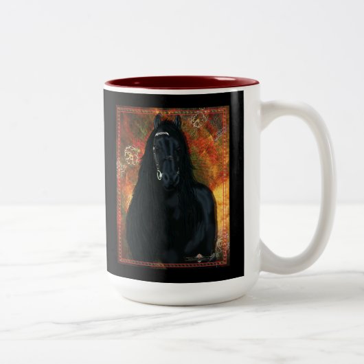 The Friesian – コーヒー、紅茶マグカップ ツートーンマグカップ (右)