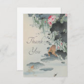 The Frog and The Lotus サンキューカード (正面/裏面)