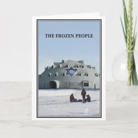 The Frozen People Jewish Christmas Card シーズンカード (正面)