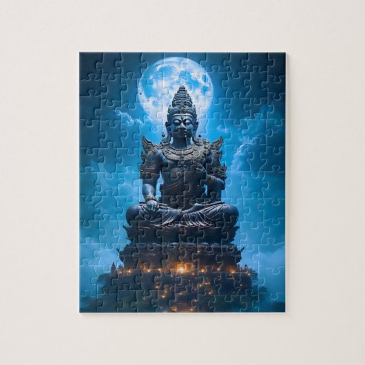 The Full Moon Light of the Buddha ジグソーパズル (縦)